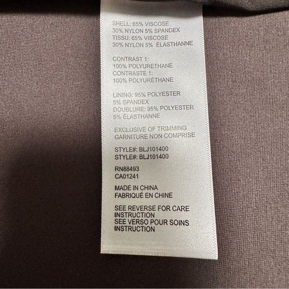 BLANC NOIR Hooded Single-Button Moto Jacket - Picture 14 of 14